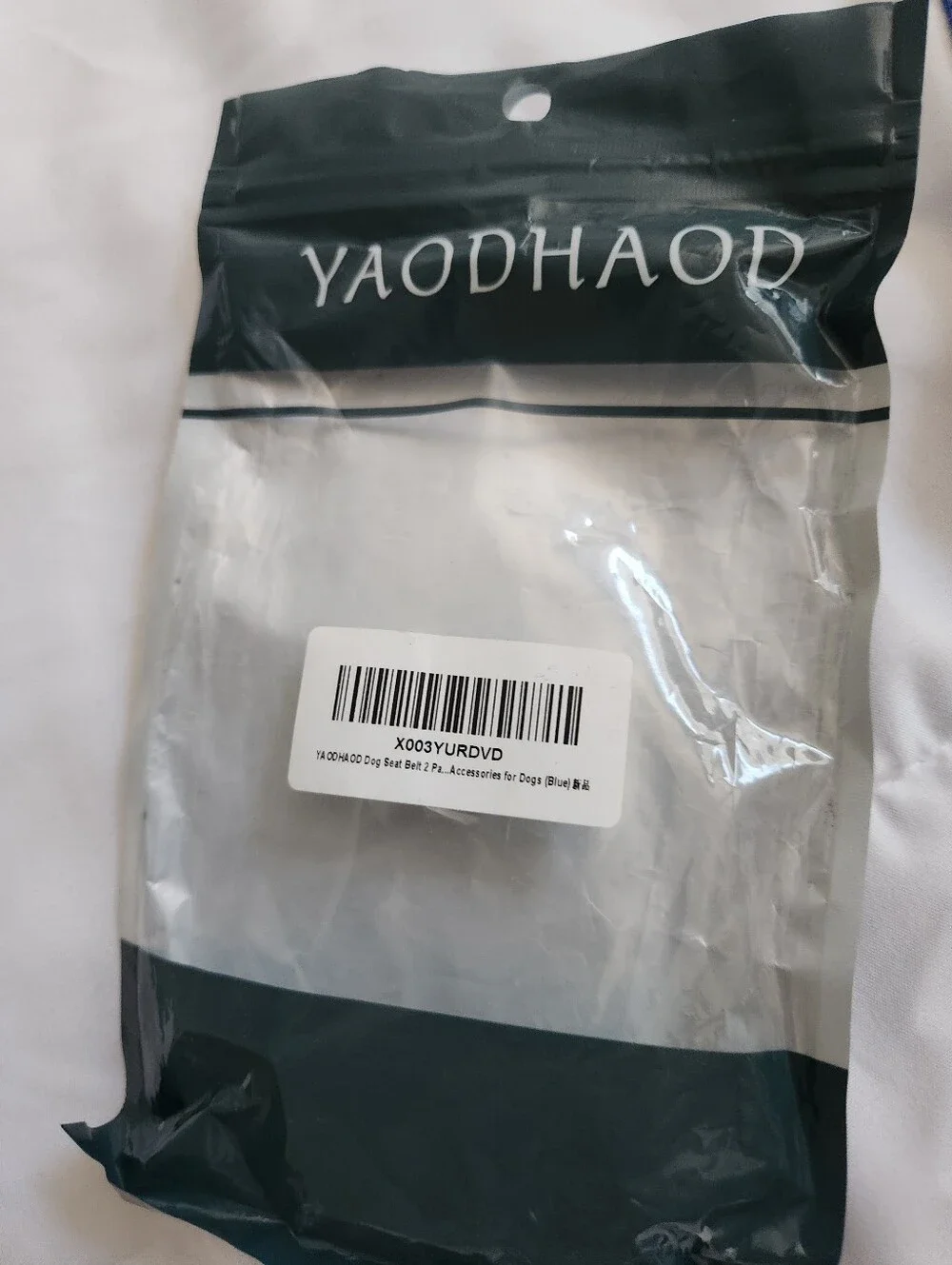 Yaodhaod 2-pk Dog Sea Belts. Adjustable. Blue